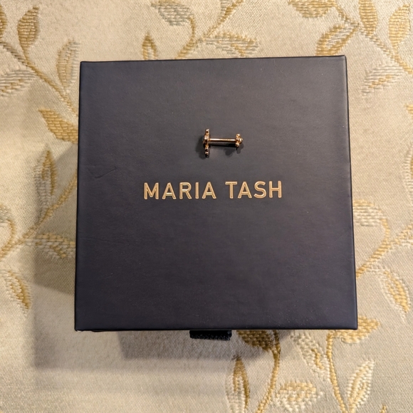 ❌SOLD ON EBAY❌Maria Tash Opal Four Ball Trinity Threaded Stud Earring Rose Gold - Picture 8 of 9